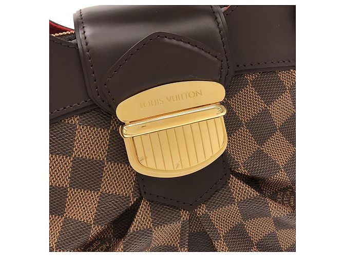 Borsa a Spalla Louis Vuitton Sistina Damier Marrone - vista 4