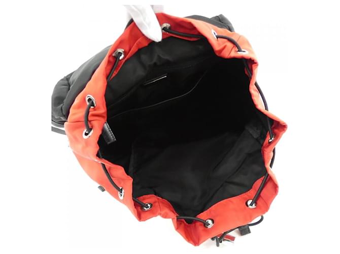 Prada Tessuto Montagna Rucksack Rot - Ansicht 10