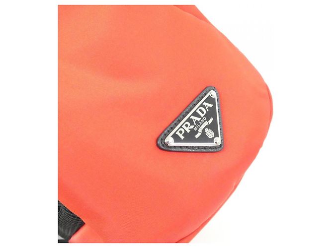 Prada Tessuto Montagna Rucksack Rot - Ansicht 4