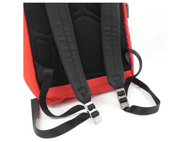 Prada Tessuto Montagna Rucksack Rot - Ansicht 9