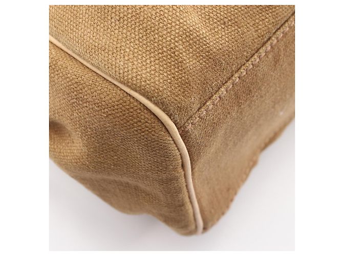 Céline Borsa CELINE in tela Macadam e pelle Verde - vista 5
