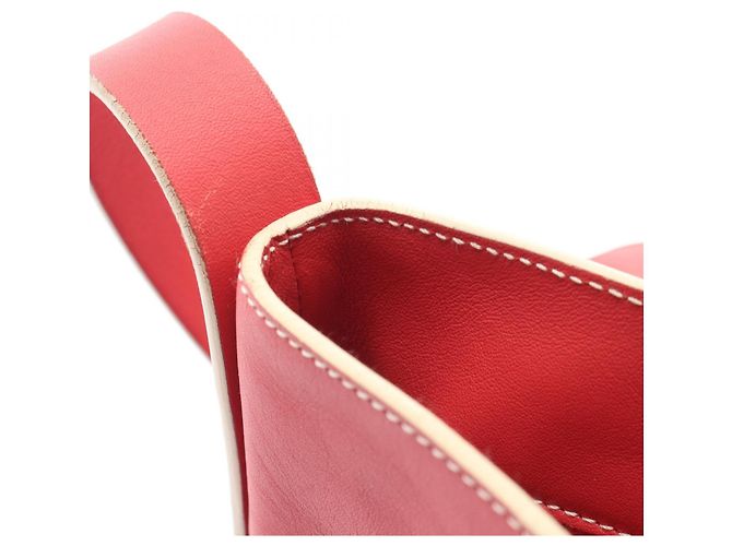 Borsa a tracolla in pelle Loewe Rosso - vista 8