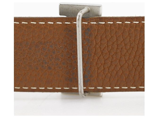 Hermès Hermes H Gürtel Kalbsleder Schwarz - Ansicht 10
