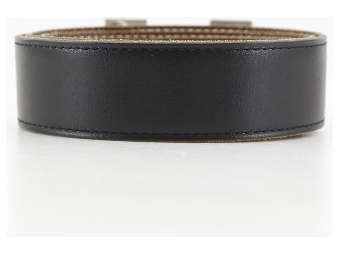 Hermès Hermes H Gürtel Kalbsleder Schwarz - Ansicht 3