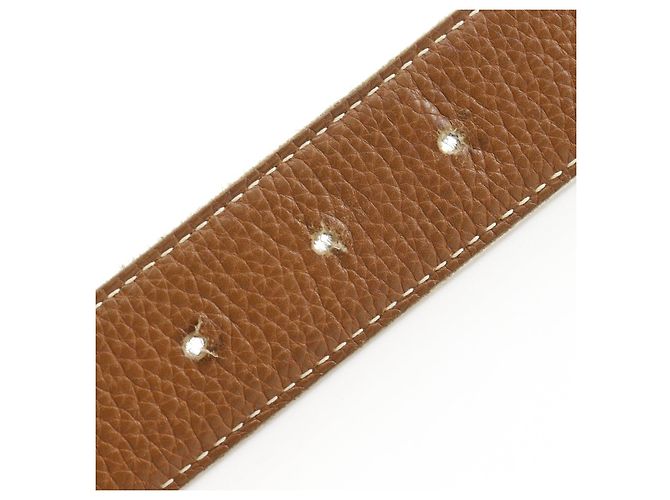 Hermès Hermes H Gürtel Kalbsleder Schwarz - Ansicht 6