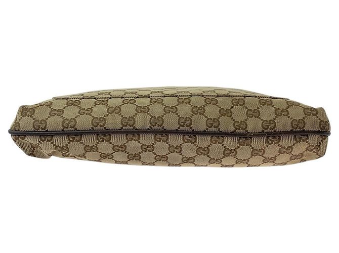 Borsa a tracolla Gucci GG Canvas e pelle Marrone Beige - vista 10