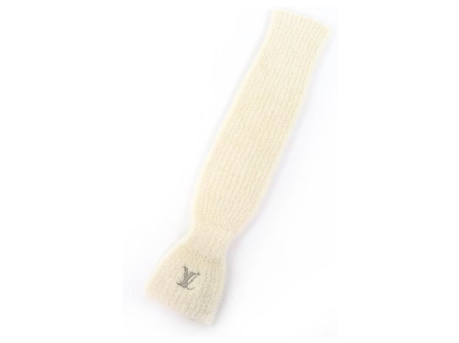 Sciarpa in lana Mini Confidence Louis Vuitton Bianco - vista 5