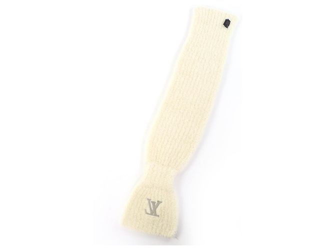 Sciarpa in lana Mini Confidence Louis Vuitton Bianco - vista 6