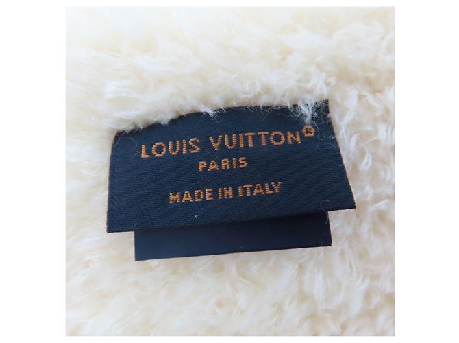 Sciarpa in lana Mini Confidence Louis Vuitton Bianco - vista 8
