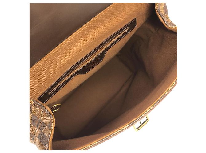 Zaino Louis Vuitton Damier Marrone - vista 9