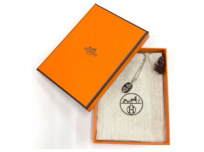Hermès Mini Maillon Halskette Hermes Schwarz - Ansicht 2