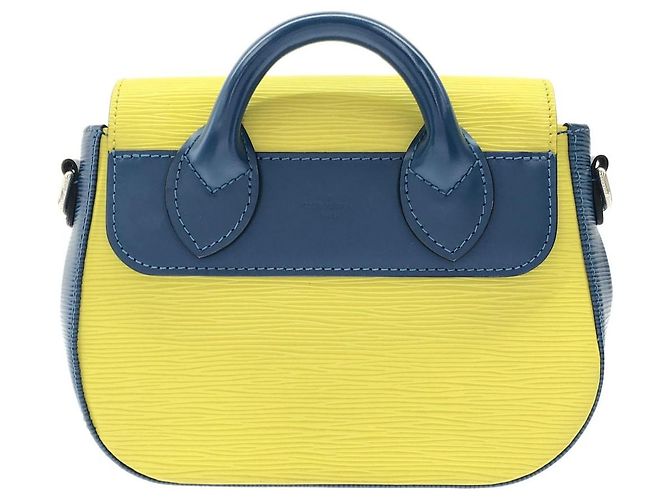 Borsa a tracolla in pelle Epi Eden Louis Vuitton Verde - vista 2