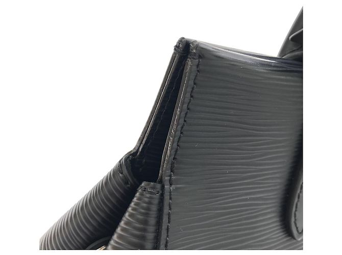 Borsa piccola Louis Vuitton Epi Nero - vista 5