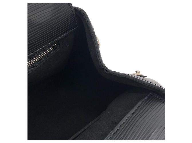 Borsa piccola Louis Vuitton Epi Nero - vista 9