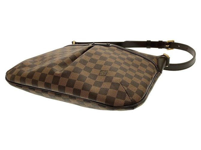 Borsa a tracolla Louis Vuitton Damier Bloomsbury Marrone - vista 3