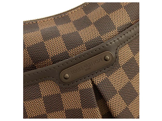 Borsa a tracolla Louis Vuitton Damier Bloomsbury Marrone - vista 4