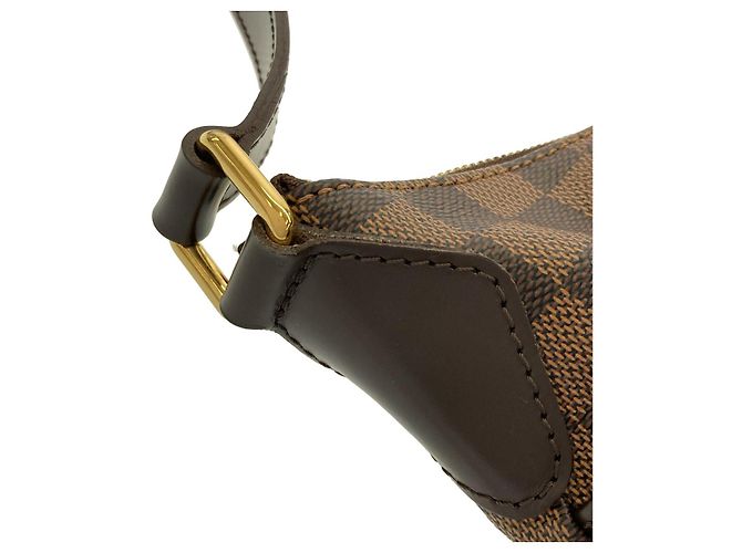 Borsa a tracolla Louis Vuitton Damier Bloomsbury Marrone - vista 5