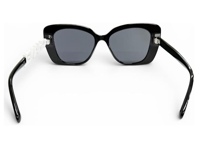 Chanel COCO Mark Sonnenbrille Schwarz - Ansicht 6