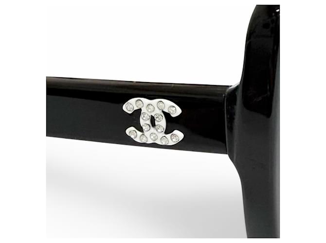 Chanel COCO Mark Sonnenbrille Schwarz - Ansicht 8