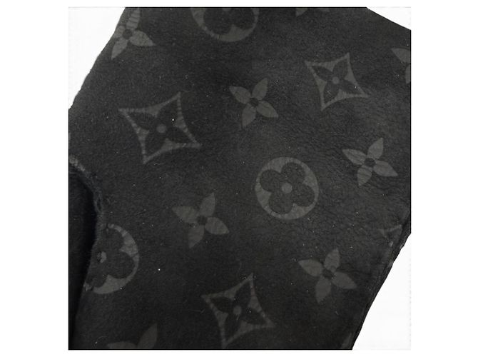 Louis Vuitton Gon Sherling Darling Monogram Shearling-Handschuhe Schwarz - Ansicht 4