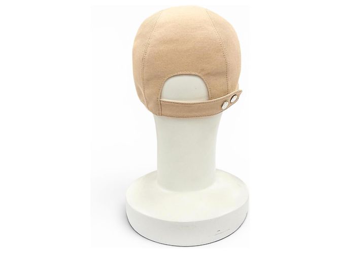 Hermès Hermes Cap Davis Dot Medor Serie Cotton Cap57 Braun Beige - Ansicht 5