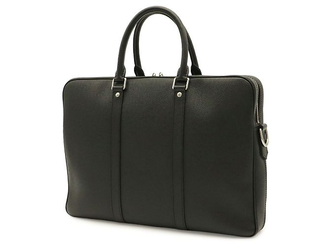 Borsa Business Louis Vuitton Taiga Nero - vista 2