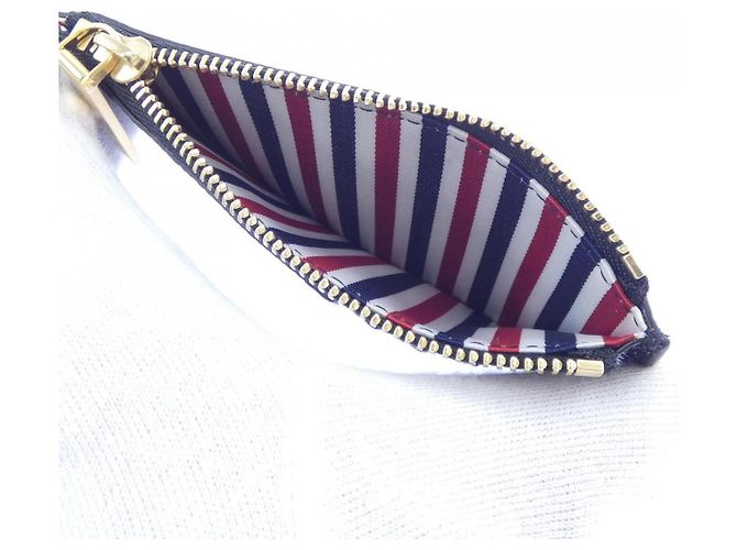 Thom Browne Leder-Kleingeldbeutel Schwarz - Ansicht 5