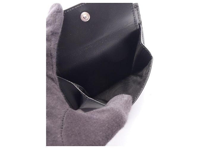 Fendi FF Squared Ledergeldbörse Schwarz - Ansicht 4