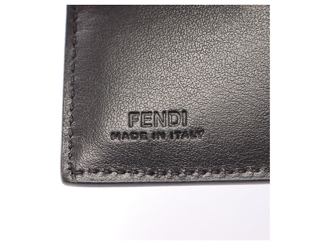 Fendi FF Squared Ledergeldbörse Schwarz - Ansicht 5