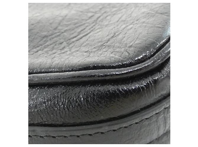 Borsa a tracolla mini Le Cagole Heart in agnello Balenciaga Nero - vista 3