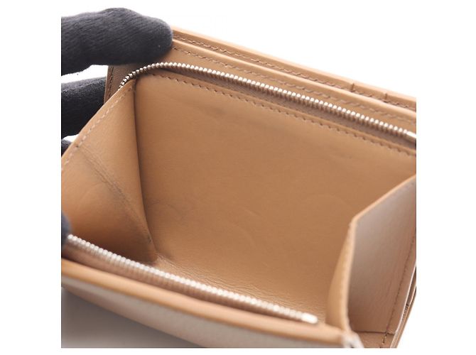Portafoglio compatto in pelle Loewe Duet Marrone - vista 7