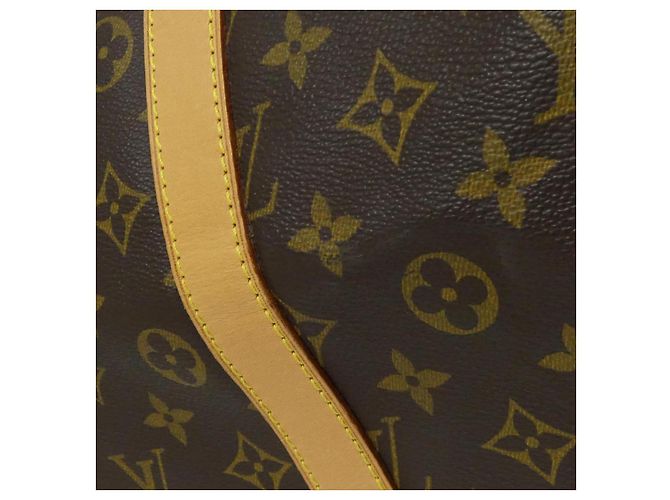 Borsa Boston Louis Vuitton Keepall Bandouliere Monogram Marrone - vista 3