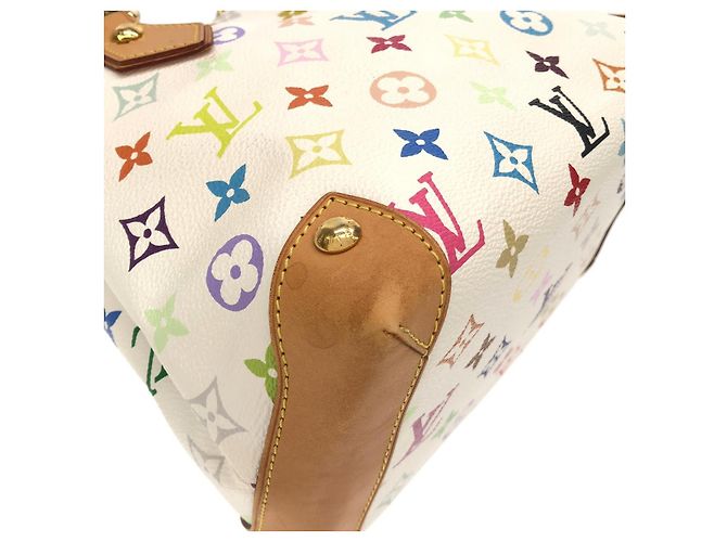 Louis Vuitton Multicolore Audra Coated Canvas Handbag - view 3