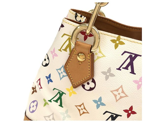 Louis Vuitton Multicolore Audra Coated Canvas Handbag - view 4