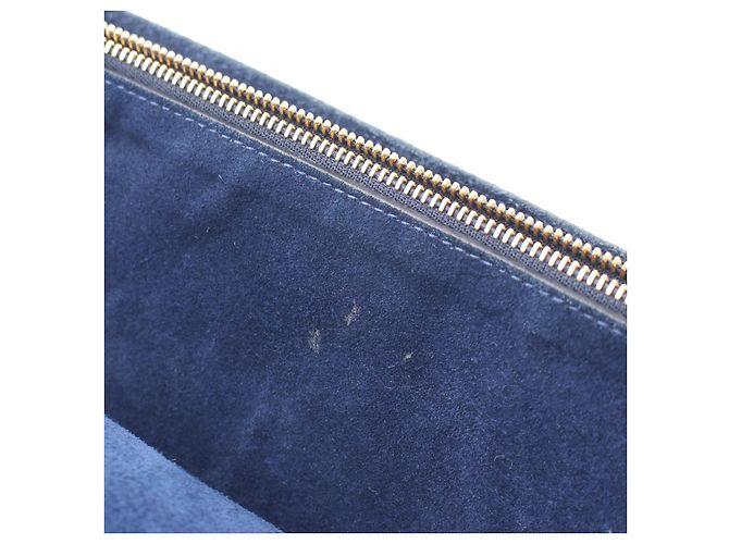 Céline Borsa a tracolla CELINE Blade in pelle Blu - vista 10