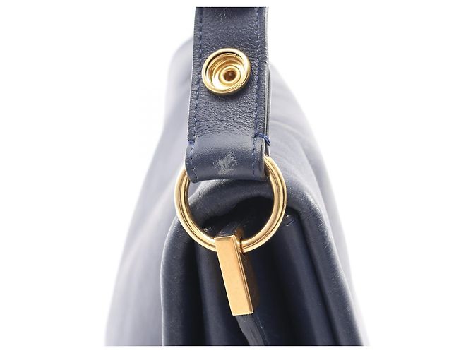 Céline Borsa a tracolla CELINE Blade in pelle Blu - vista 6