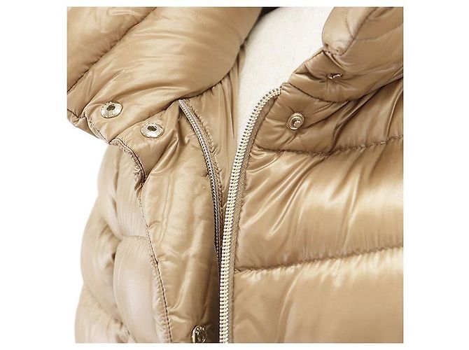 Autre Marque Abrigo ligero de plumón Herno de nylon Beige Camello - vista 13