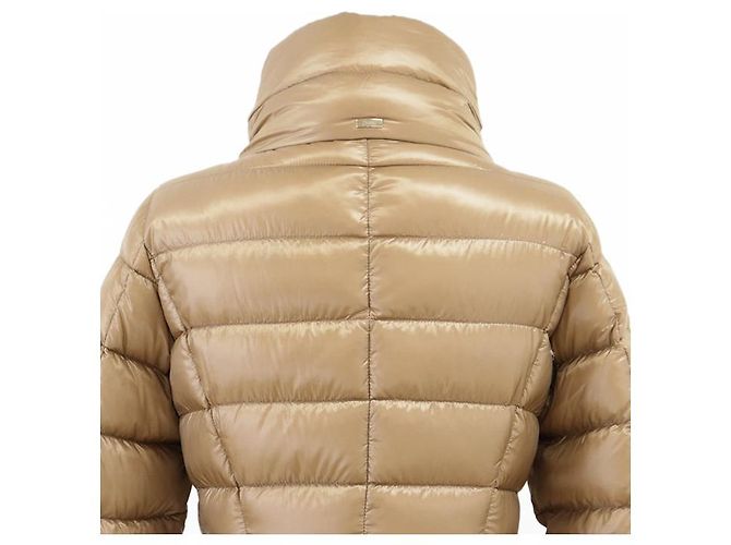 Autre Marque Abrigo ligero de plumón Herno de nylon Beige Camello - vista 16