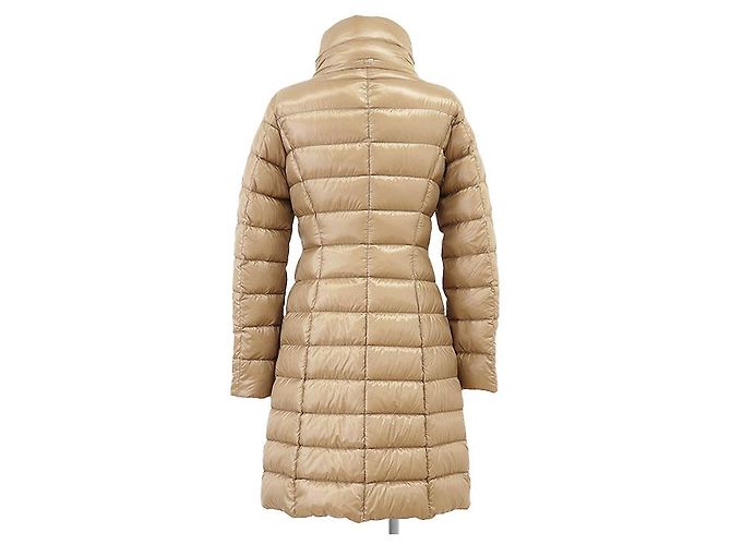 Autre Marque Abrigo ligero de plumón Herno de nylon Beige Camello - vista 3