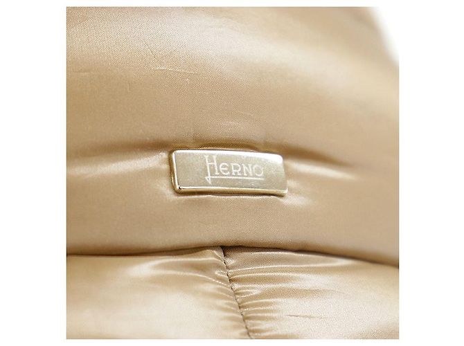 Autre Marque Abrigo ligero de plumón Herno de nylon Beige Camello - vista 5