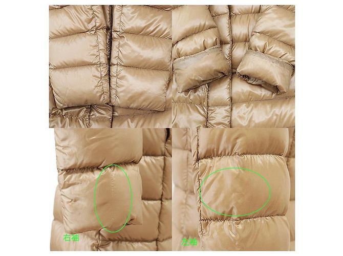 Autre Marque Abrigo ligero de plumón Herno de nylon Beige Camello - vista 8