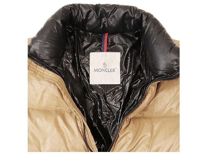Abrigo de nailon y plumón Moncler MOKA Beige Camello - vista 11
