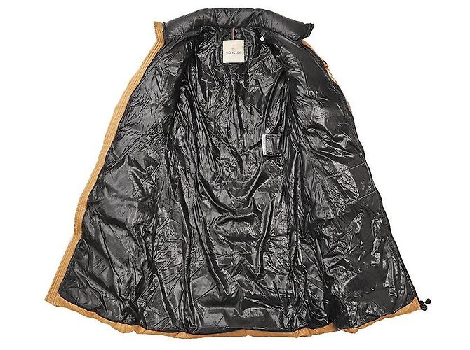 Abrigo de nailon y plumón Moncler MOKA Beige Camello - vista 8
