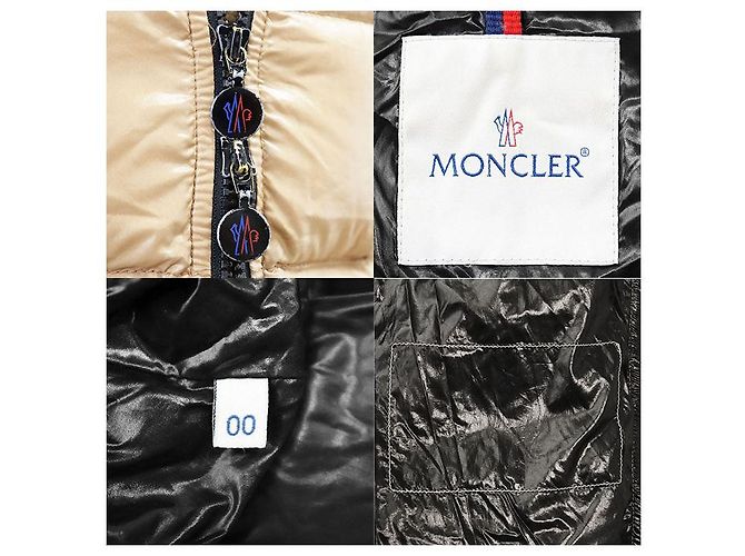 Abrigo de nailon y plumón Moncler MOKA Beige Camello - vista 9