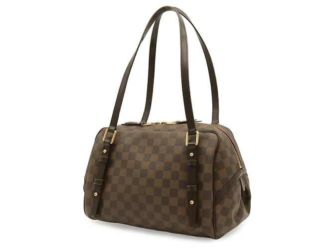 Borsa Tote Louis Vuitton Damier Marrone - vista 2