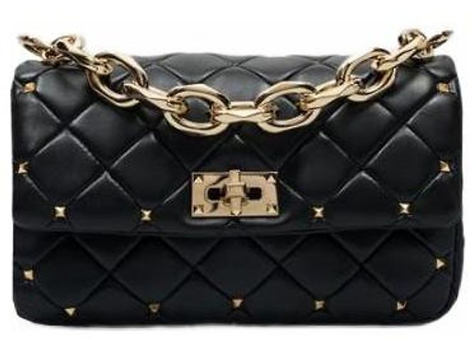Valentino Garavani Borsa a Spalla Patchwork Rockstud Spike - vista 3