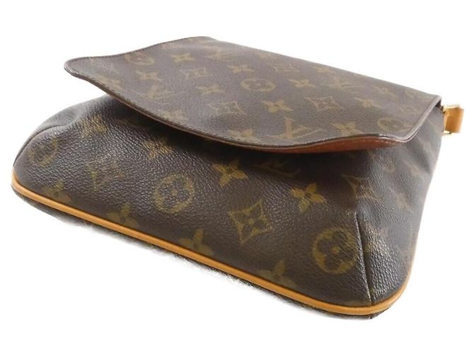 Borsa a tracolla Louis Vuitton Musette Salsa Monogram Marrone - vista 3