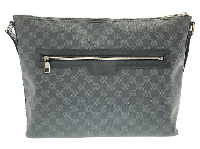 Louis Vuitton Damier Graphite Schultertasche Schwarz - Ansicht 2