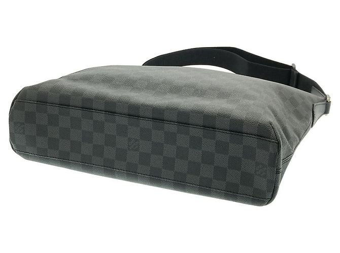 Louis Vuitton Damier Graphite Schultertasche Schwarz - Ansicht 3