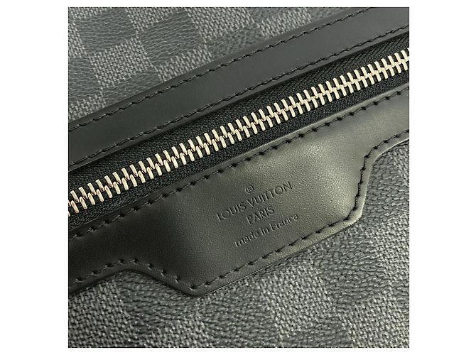 Louis Vuitton Damier Graphite Schultertasche Schwarz - Ansicht 4